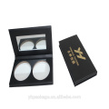 Black cardboard paper box makeup eyeshadow palette by chinese supplier